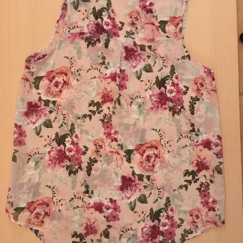 Pink Floral Shirt - Picture 3 of 5